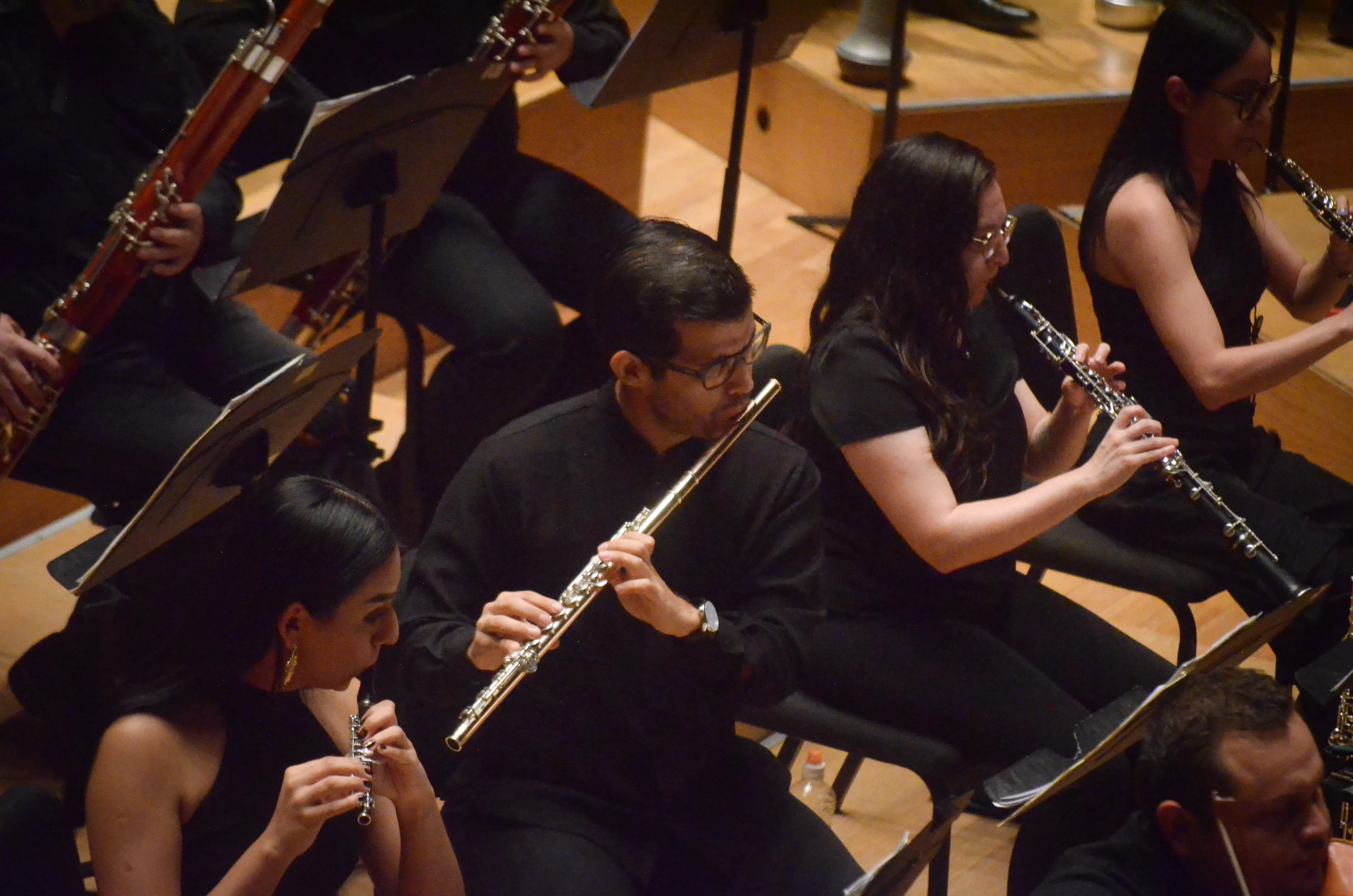 Flautas y clarinetes en concierto